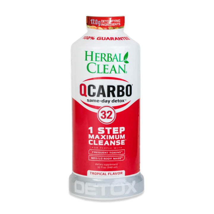 Herbal Clean QCarbo32 Same-Day  Detox Drink,  32 Fl Oz