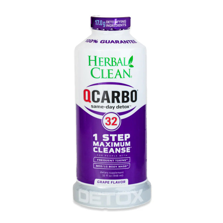 Herbal Clean QCarbo32 Same-Day  Detox Drink,  32 Fl Oz