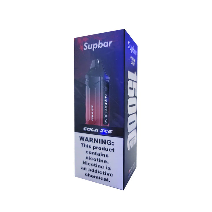 Supbar 15000 Puffs Disposable Vape Pod Box